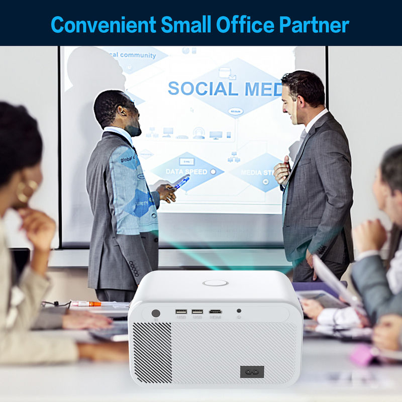 HD Mini LED T5 Projector 2.2kg Andriod 9.0 Multi Scene 110V-240V 50-60Hz