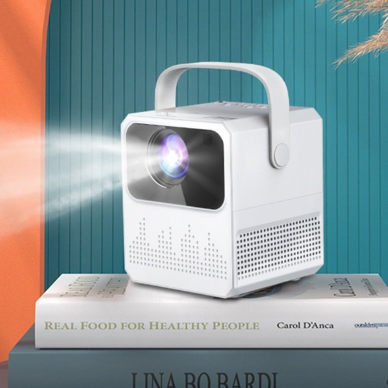 USB AV VGA Portable HD LED Projector T2 Mini Multi Function 1.2KG