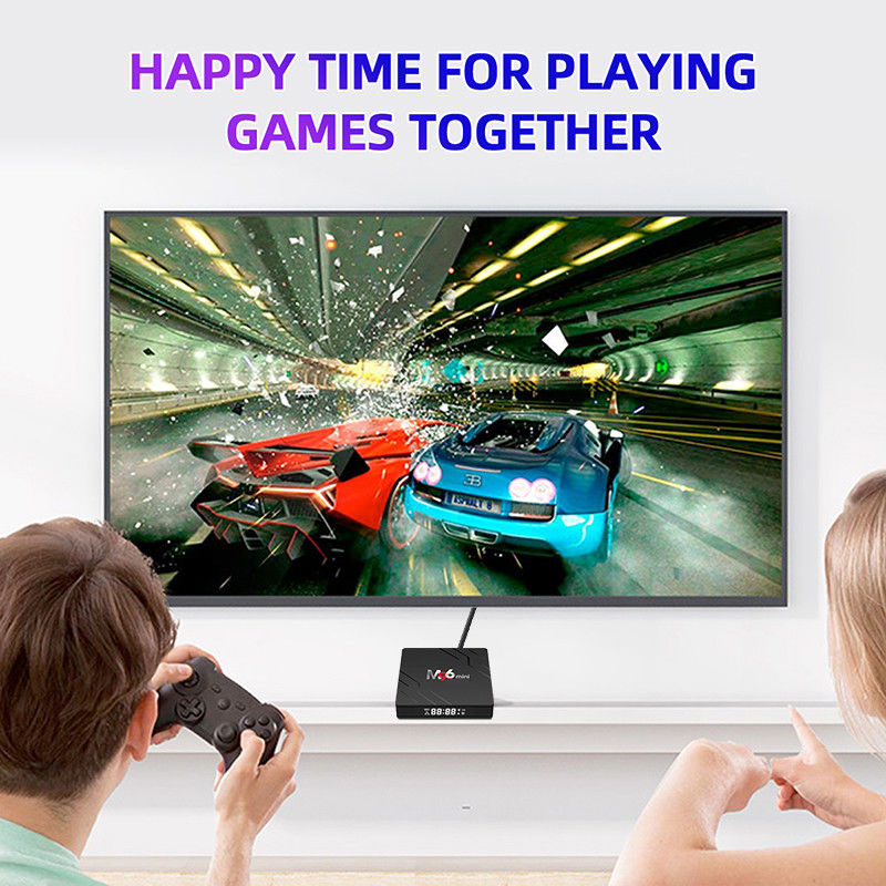 4K 75fps 10 Bit Smart TV Box M96 Mini With H.265 Video Decoder 4GB DDR4 RAM