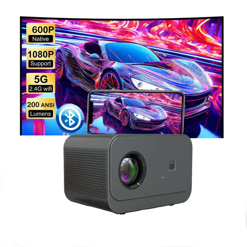 Electric Focus LED+LCD HDMI Projector 200 lumens Multiscene Projection Distance 0.6-5m