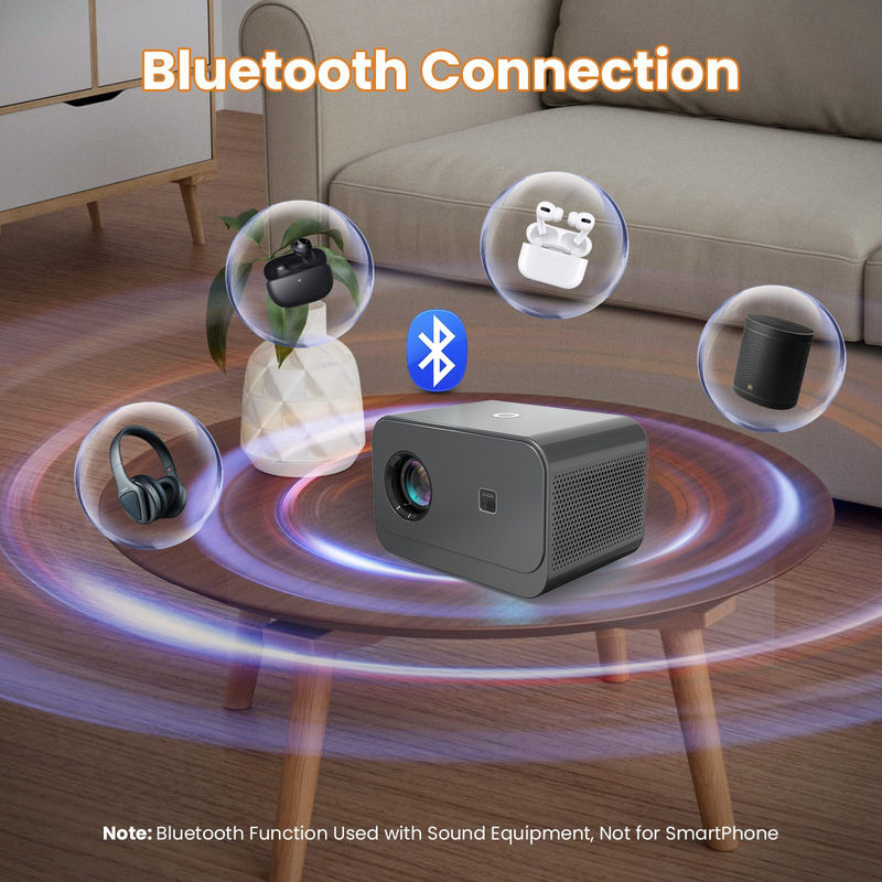 Multi Function Electric Focus LED+LCD HDMI T300 Projector For Home Theater