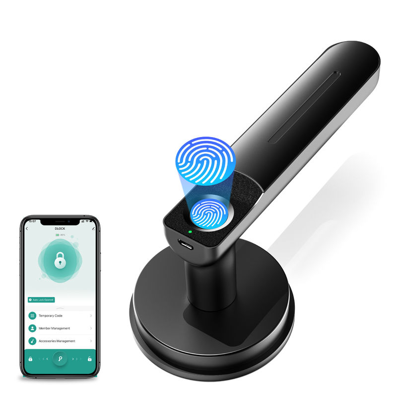App Function, Smart Fingerprint Door Lock,Keyless Door Lock with Handle,Room Door Lock for Bedroom / Office