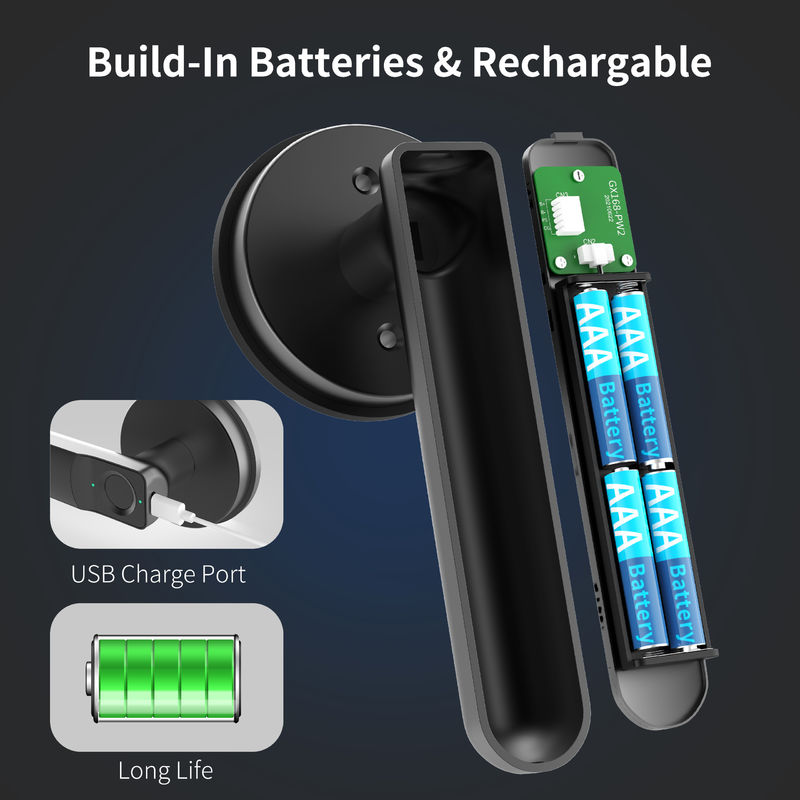 Smart Keyless Entry Door Lock With Handle, Biometric Door Lock, Fingerprint Door Lock, 100 Fingerprints Smart Door Lock