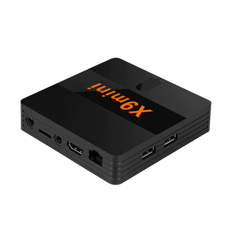 Hot Selling X9 mini Android 9 System With 4k High-definition Player Read-only Memory 8GB With Dual WiFi 2.4G+5G WiFi