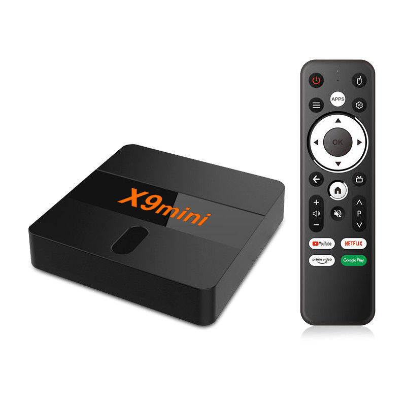 X9 Mini Android 9.0 System Dual WiFi Wireless Network Video Player Home Wireless Network TV 4K Smart TV Box