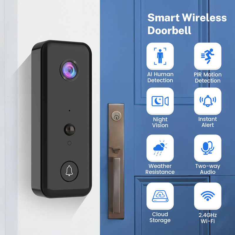 Smart Wifi Visual Doorbell H9 With Mobile Phone Remote, Wireless WiFi Network, App Support For Villa Apartments