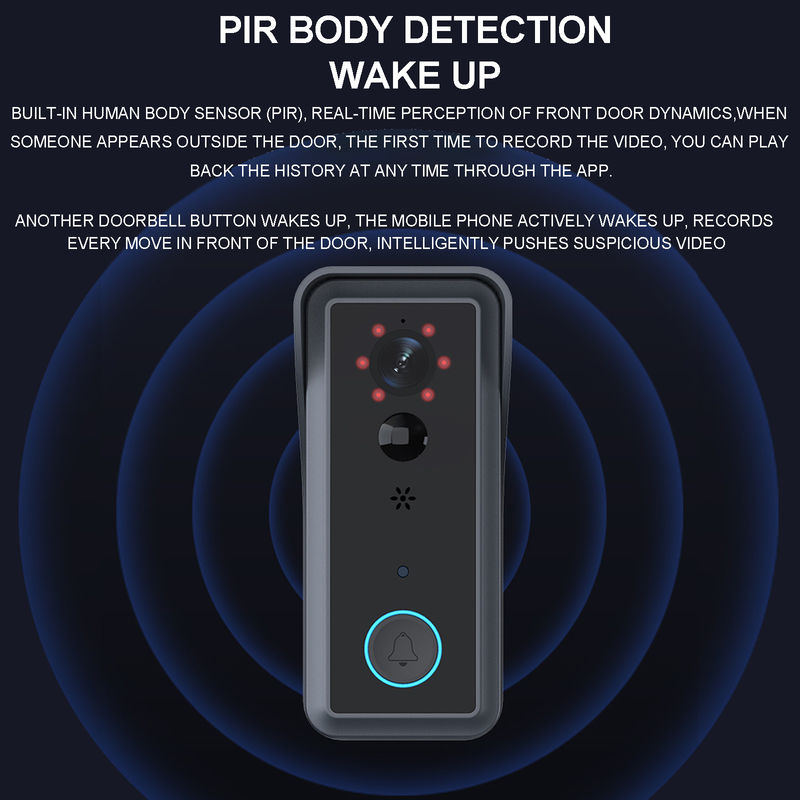 Smart Wireless Doorbell Audio Intercom System Door Bell With Smart Home Security Ring Door Bell Camera For Home