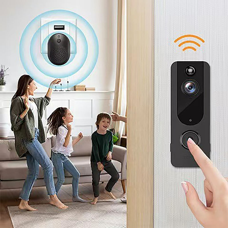 Smart Wireless Doorbell 720P Camera Smart AppDoor Bell With Smart Home Security Ring Door Bell For Home