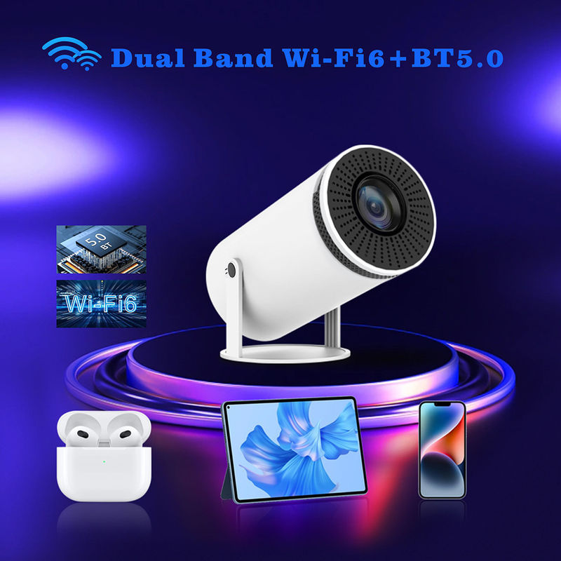 Mini Portable Video Projector Android 11 HY300 Wifi BT Smart Home Theater HY300 Projector With Remote