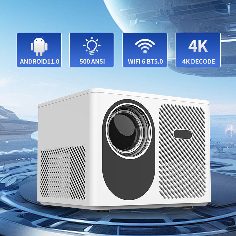 HDMI VGA USB T8 Projector 4K Portable Multiscene Aspect Ratio 100~250V 50/60HZ