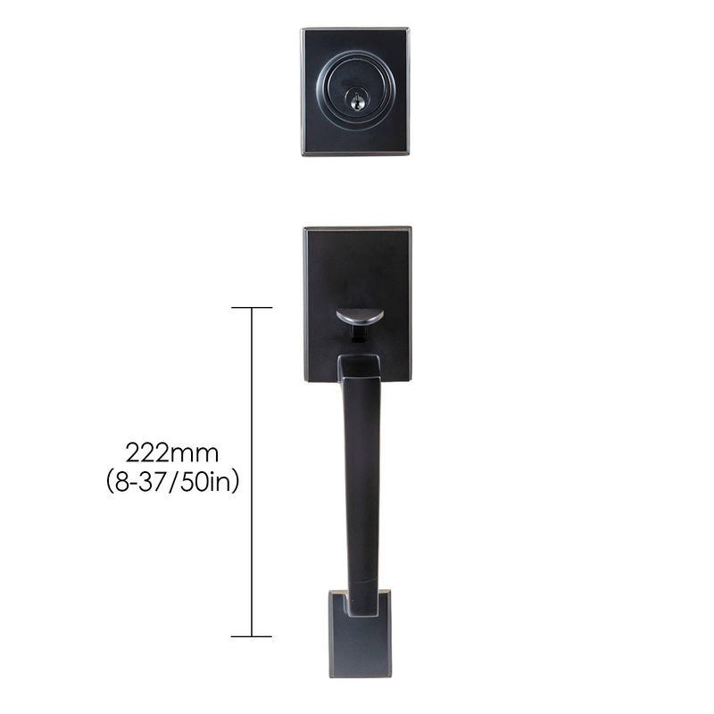 Zinc Alloy Door Lock Single Door Large Handle Heavy Duty Lock Door Edge Distance Adjustable Pating Villa Door Locks