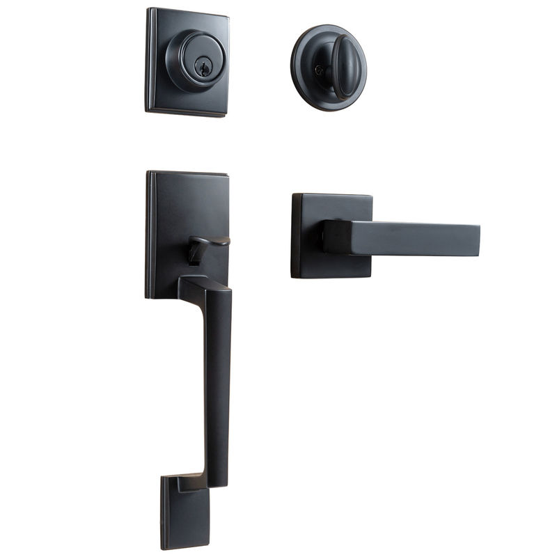 Zinc Alloy Door Lock Single Door Large Handle Heavy Duty Lock Door Edge Distance Adjustable Pating Villa Door Locks