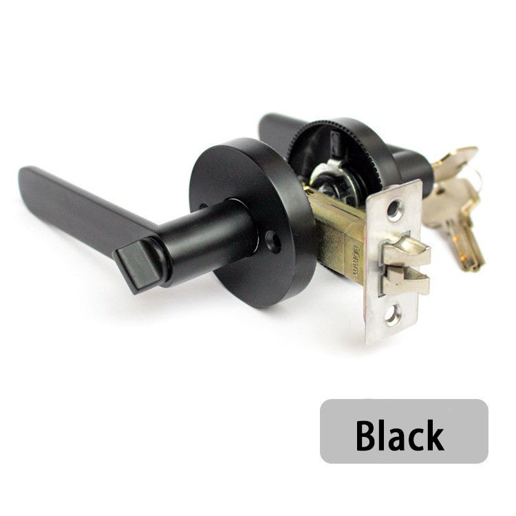 KZ01 Zinc Alloy Heavy Duty Triple Lever Lock Ball Door Lock Indoor Bedroom Room Door Lock Stainless Steel Ball Bathroom