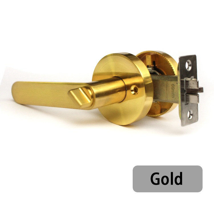 KZ01 Zinc Alloy Heavy Duty Triple Lever Lock Ball Door Lock Indoor Bedroom Room Door Lock Stainless Steel Ball Bathroom