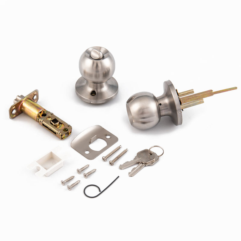 X3-SSS Stainless Steel Door Lock Plating Ball Single Side Handle Decorative Handle Without Key