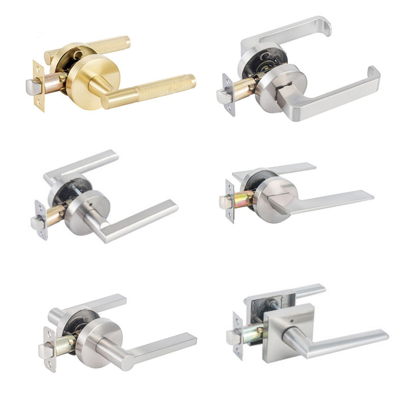 YZ01 Three-lever Ball Handle Lock Aluminum Alloy Door Locks Three-column Plastic Door Locks Color Steel Door Locks Bath