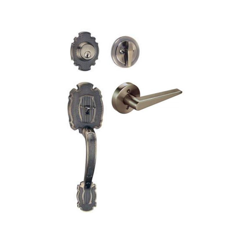Single Cylinder Handleset, Cabinet Invisible Door Hand Lock, For Gate Lock, Bathroom Lock