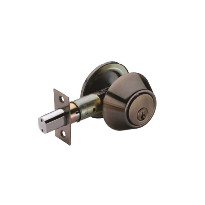 D101-AB Single Cylinder Antique Nickel Deadbolt, Single Cylinder, Cylinders, Single Side And Dummy Function Are Availabl