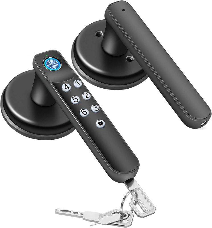 Hotel Lock with Mechanical Knob Controller Type and Polished Finish Types